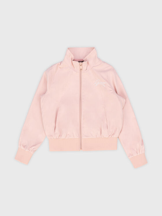 Pink zip sweatshirt  - 1