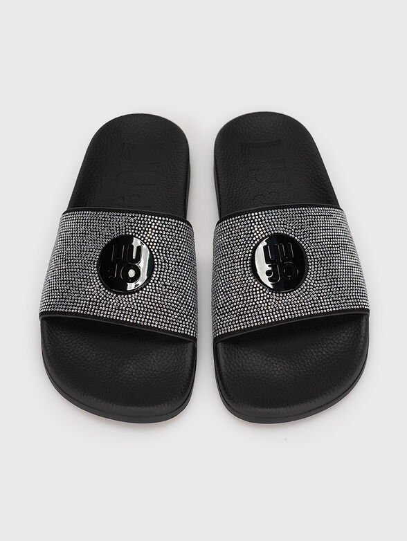 KOS 08 black beach slippers - 6