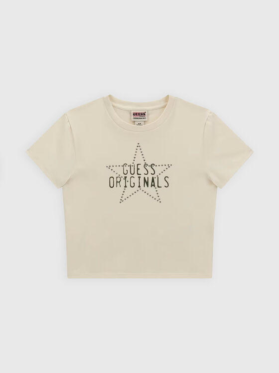 Tricou cu cristale aplicate - 1