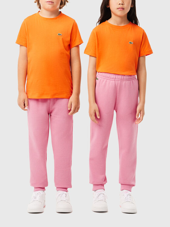 Pantaloni sport cu accent logo  - 1