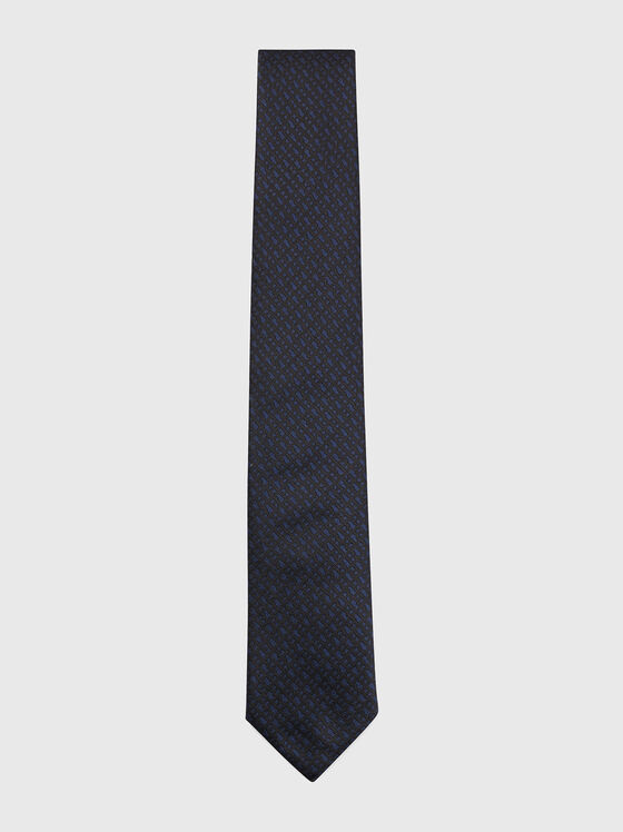 Cravată cu monogramă imprimată - 1