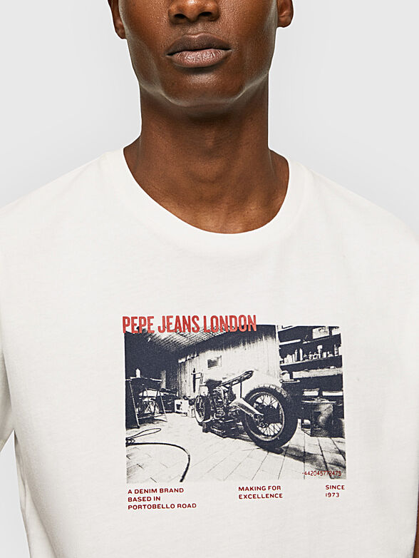 RAHMON T-shirt with contrasting print  - 4