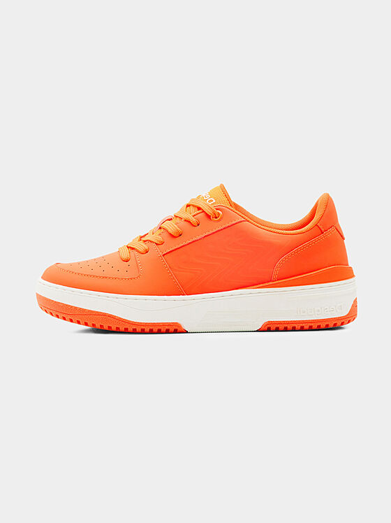Orange sports shoes - 1