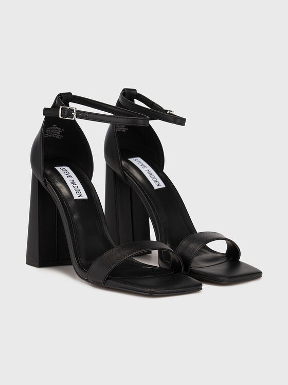 AIRY black heeled sandals - 2