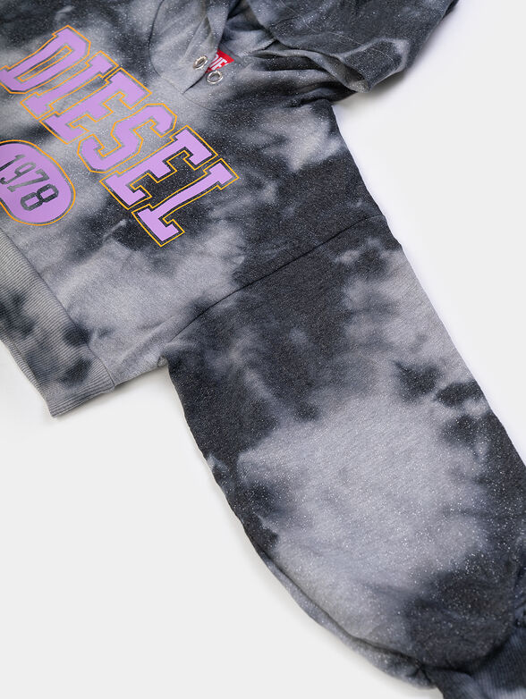 FELPA cropped sweatshirt with tie-dye effect - 4