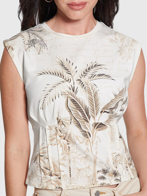 TOBACCO PALMS corset T-shirt - 3