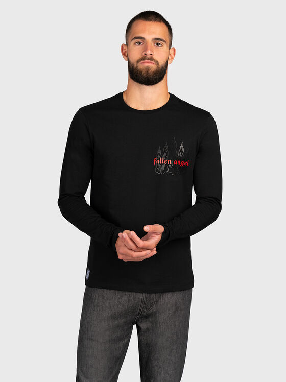 Long sleeve T-shirt with print   - 1