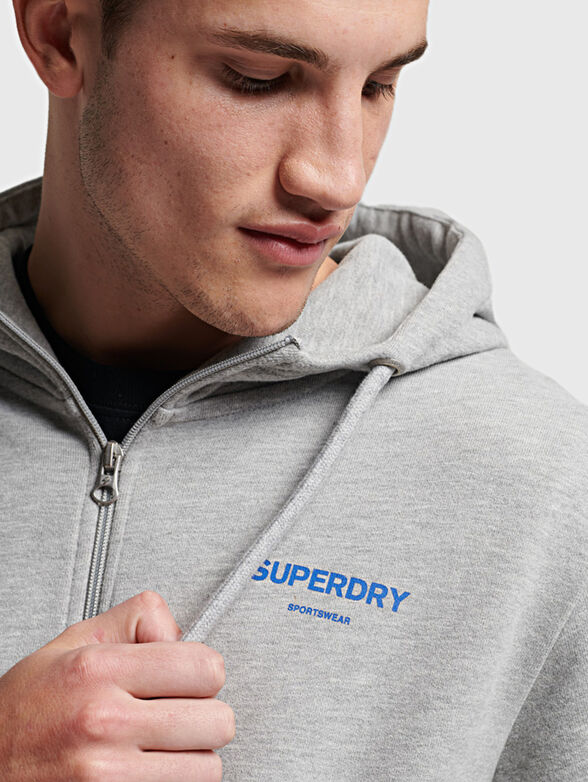 CORE SPORT black hooded sweatshirt  - 4