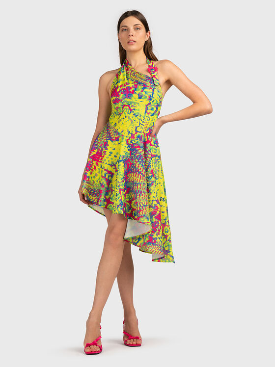 Rochie asimetrică multicoloră - 1