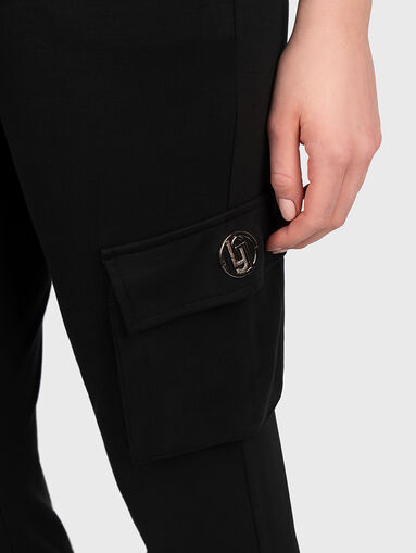 Sports pants with in black color - 3