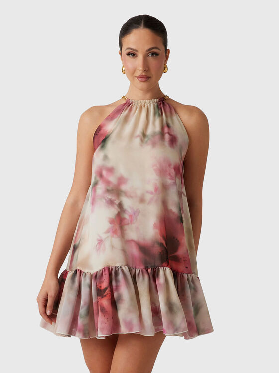 Mini rochie KENDALL cu decolteu tip halter - 1