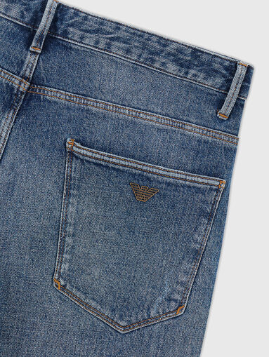 Straight jeans with washed effect - 4