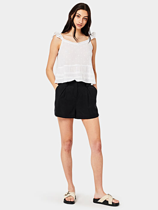 Top with embroidery