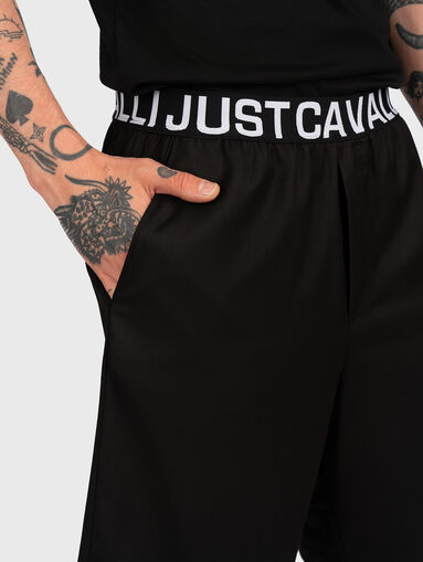 Shorts with logo lettering - 4
