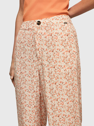 ARLETTE trousers with floral print - 3