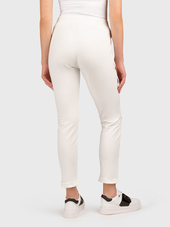 Black jogging trousers with gemstones - 2