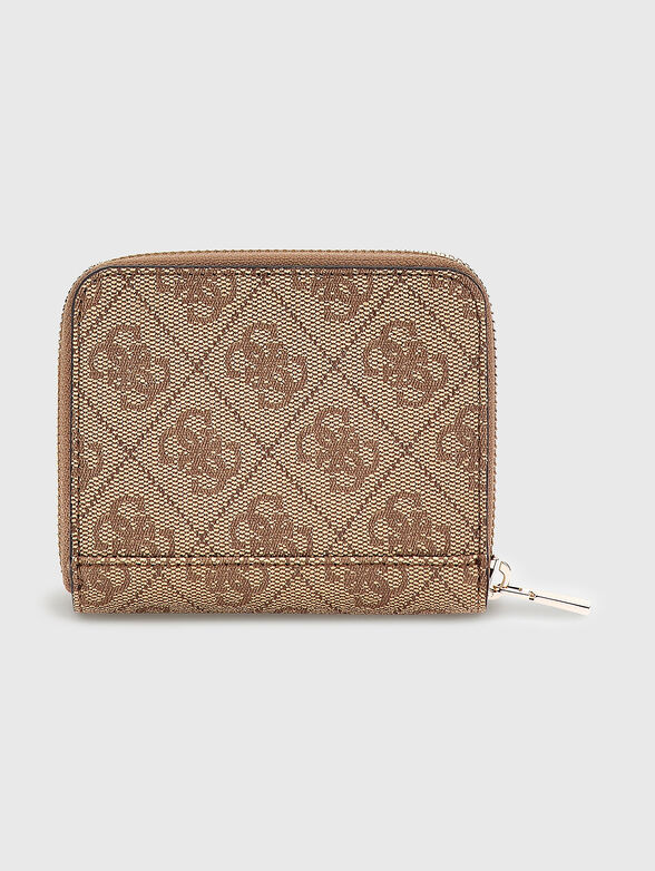 LAUREL brown purse with logo print - 2