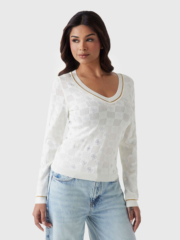 ROSIE sweater with rhinestones - 1