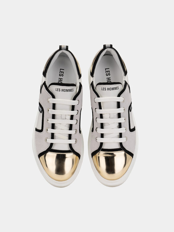 Sneakers with gold accents - 6