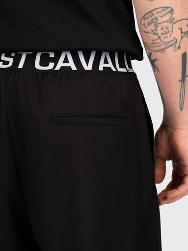 Shorts with logo lettering - 3