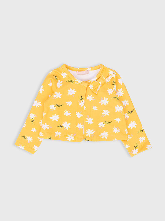 Yellow jacket with floral motifs - 1