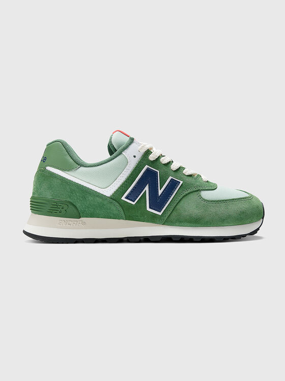 574 sneakers in green color  - 1