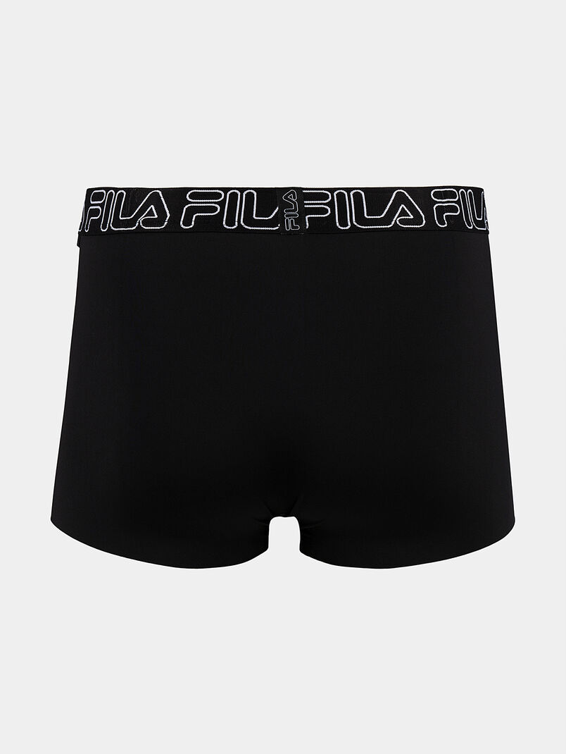 Black trunks with accent logo - 3