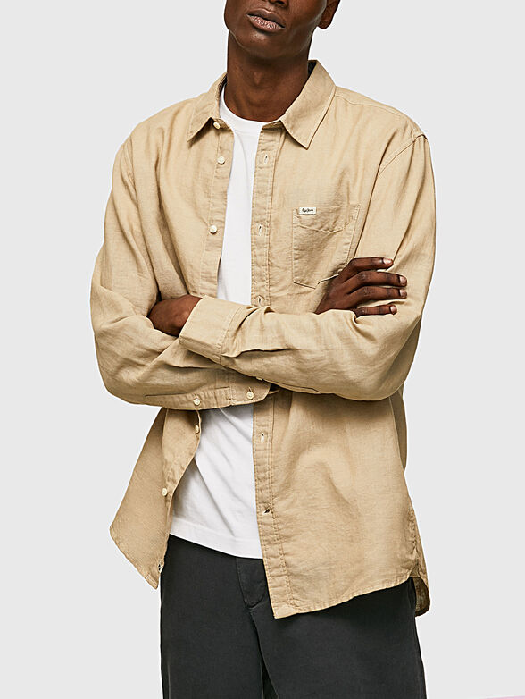 PARKER shirt in linen blend - 1