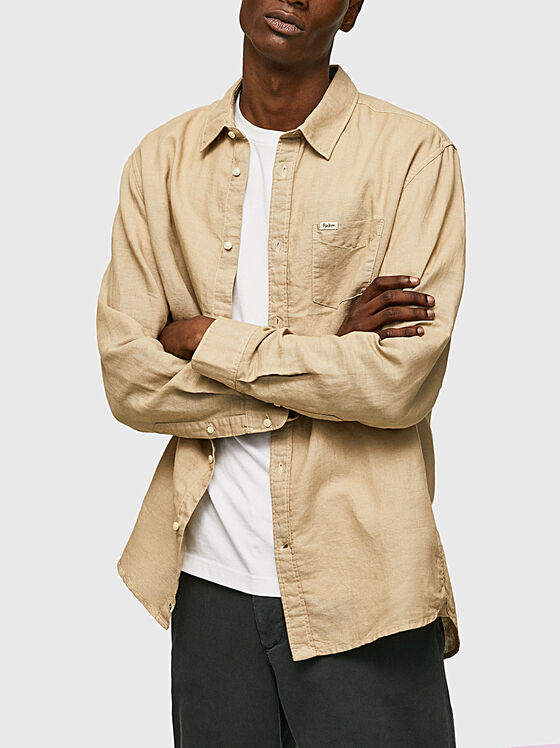 PARKER shirt in linen blend - 1