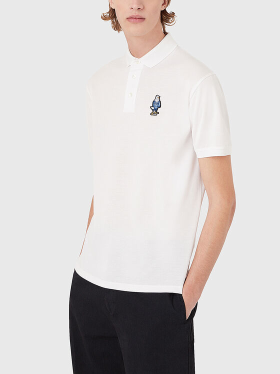 Tricou polo cu petic logo - 1
