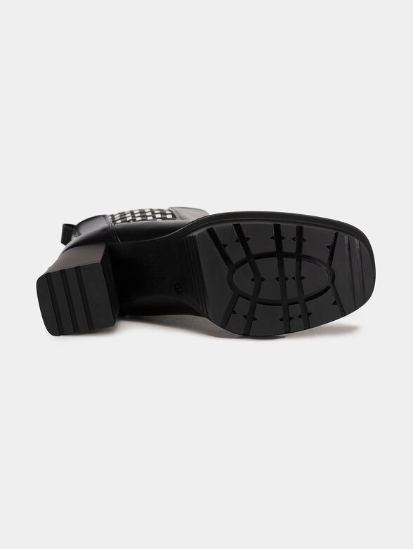 VOYAGE VI ankle boots with monogram print detail - 5
