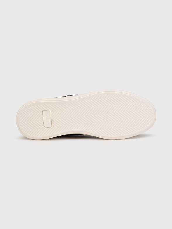 MEDDY leather sports shoes with contrast details - 5