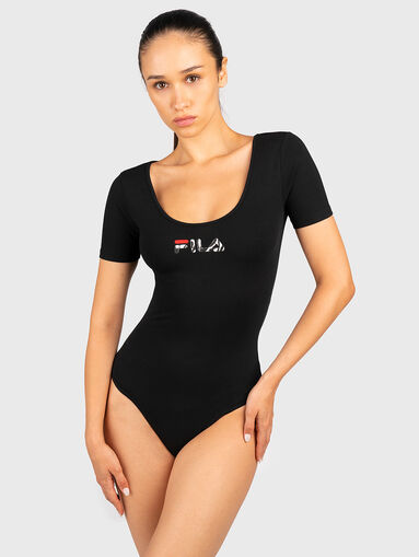 BELOVAR black bodysuit with logo print - 5