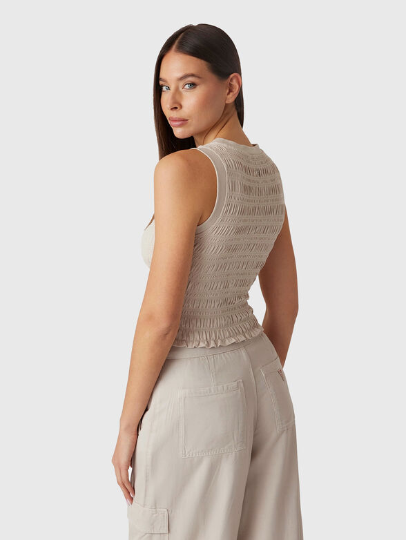 CLAIRE top with oval neckline - 3