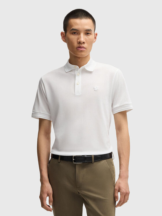 Tricou polo din bumbac pique - 1