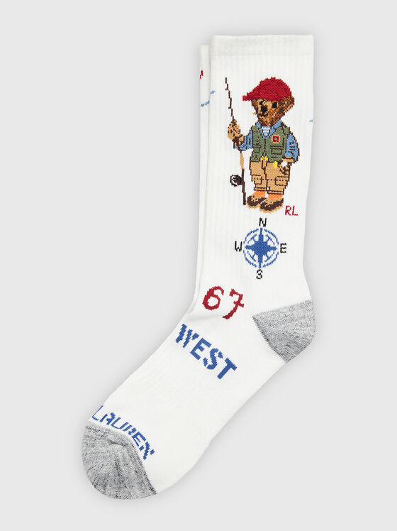 Socks with Polo Bear accent - 1