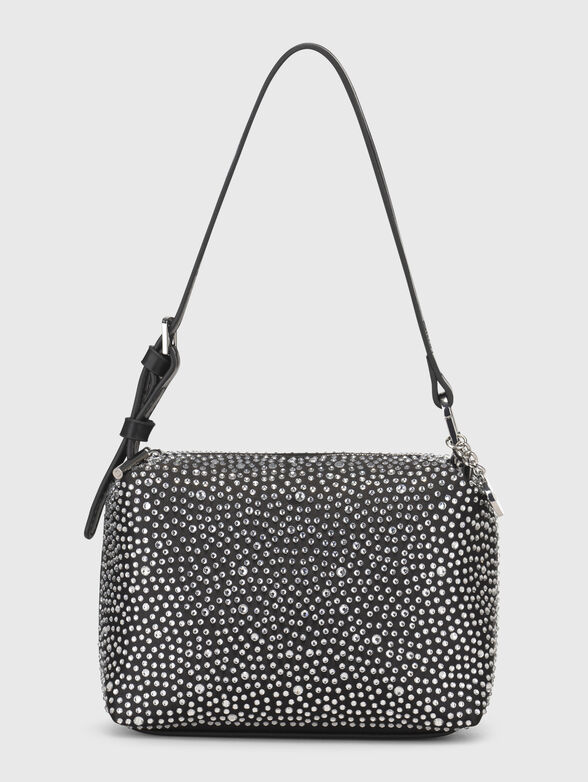 Bag with appliqued rhinestones - 1