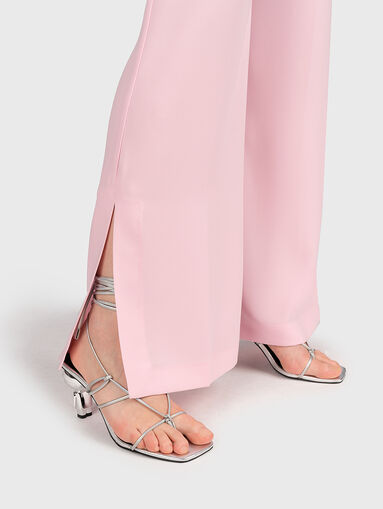 Pink trousers with slits - 3