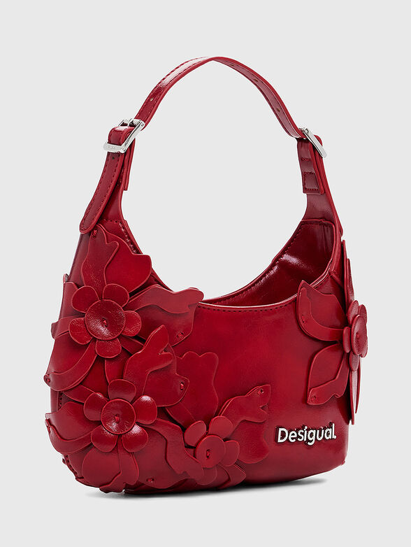 Small floral appliqué bag - 4