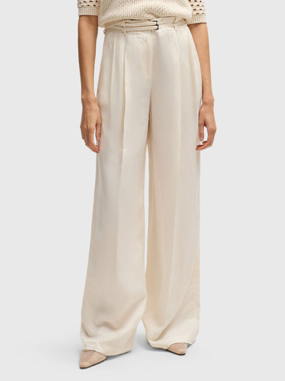 Pantaloni TAUALY W cu picioare largi - 1