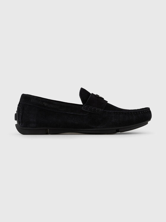 Beige suede loafers - 1
