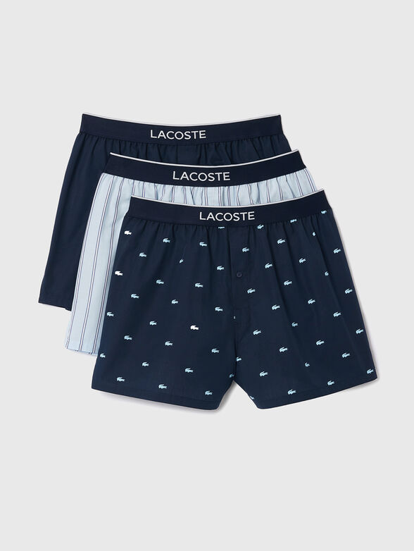 Set of three boxers with logo accents - 1