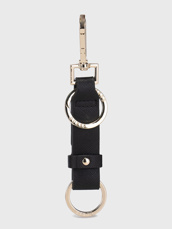 Keyring with saffiano effect - 2