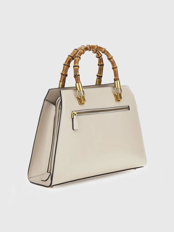 STEPHI black bag with accent handle - 2