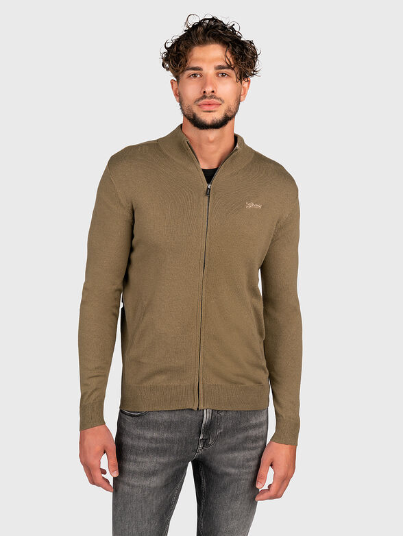 VAUGHAN knitted black cardigan - 1