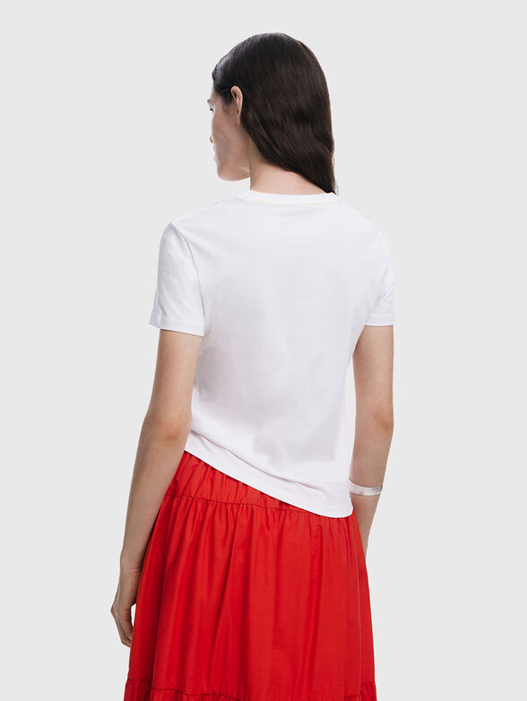 CLAVEL cotton T-shirt with print - 3