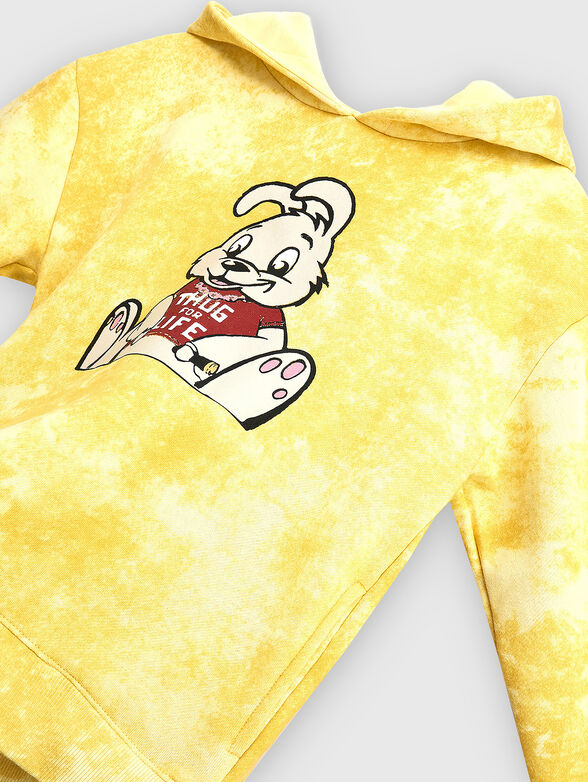 BUNNY sweatshirt with print - 3