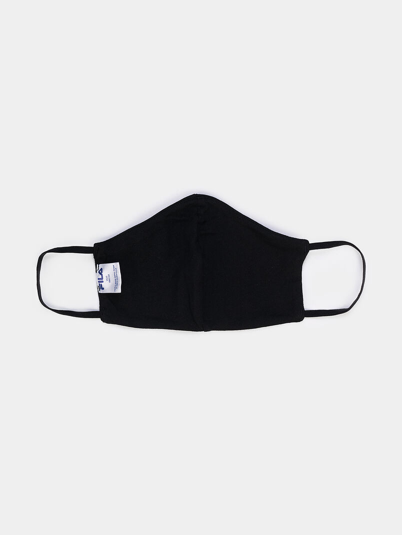 Unisex mask in black color with logo - 3