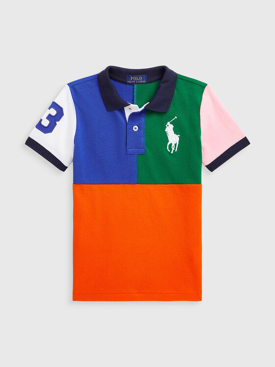 Polo-shirt with coloured details - 1