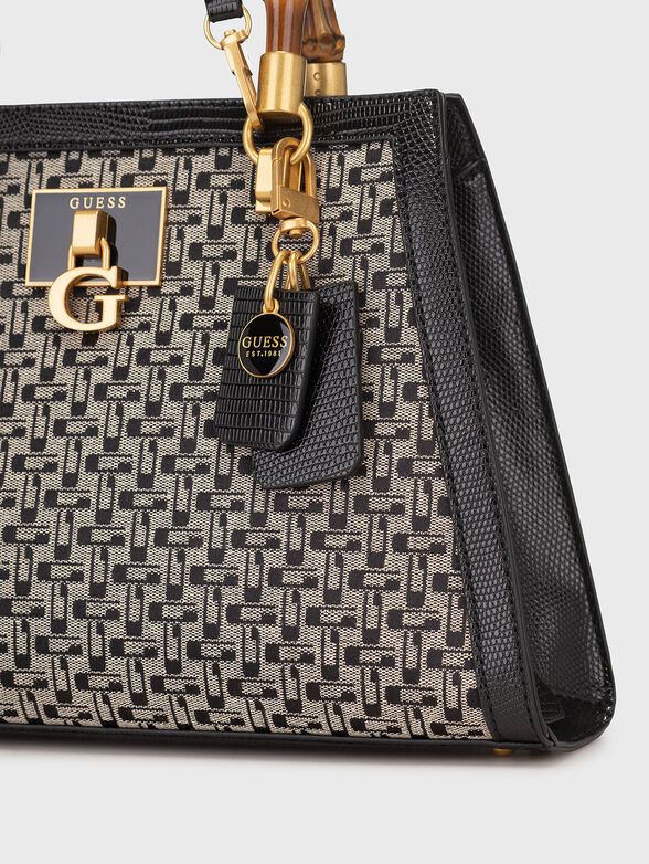 STEPHI bag with monogram print - 5